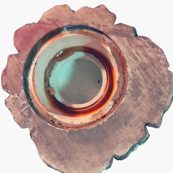 Cardinal Snow Globe Waterfall Scene Cloudy Craft - Picture 8 of 10